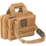 BULLDOG DLX 2 PISTOL RANGE BAG TAN