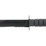 KBAR FIGHTING KNF 7" BLK SRTD W/STH