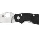 SPYDERCO CAT BLACK G-10 PLAINEDGE