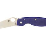 SPYDERCO MILITARY MODEL G-10 BLUE