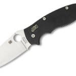 SPYDERCO MANIX 2 XL BLK G10 PLNEDGE
