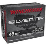 WIN SILVERTIP 45ACP 185GR HP 20/200