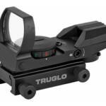 TRUGLO RED DOT OPEN 4 RETICLE BLACK