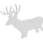 B/C AR500 3/8" SILHOUETTE DEER WHT