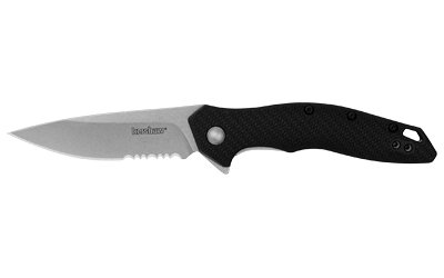 KERSHAW SHORELINE SERR 3" BLK STNWSH