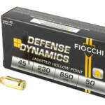 FIOCCHI 45ACP 230GR JHP 50/500