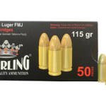STERLING 9MM 115GR FMJ BRASS 50/1500