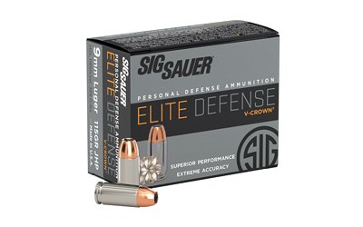 SIG AMMO 9MM 115GR JHP 20/200