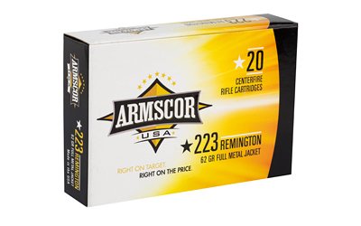 ARMSCOR 223REM 62GR FMJ 20/1000 - Image 2