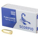 SCORPIO AMMO 9MM 115GR FMJ 50/1000