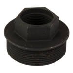 YHM 5/8"-24 CRBNE ADPTR SDWNR M2 BLK