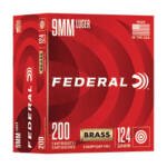 FED CHAMP 9MM 124GR FMJ 200/1000