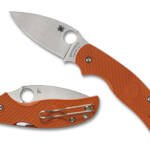SPYDERCO SAGE 5 BRNT LTWT 3" ORG